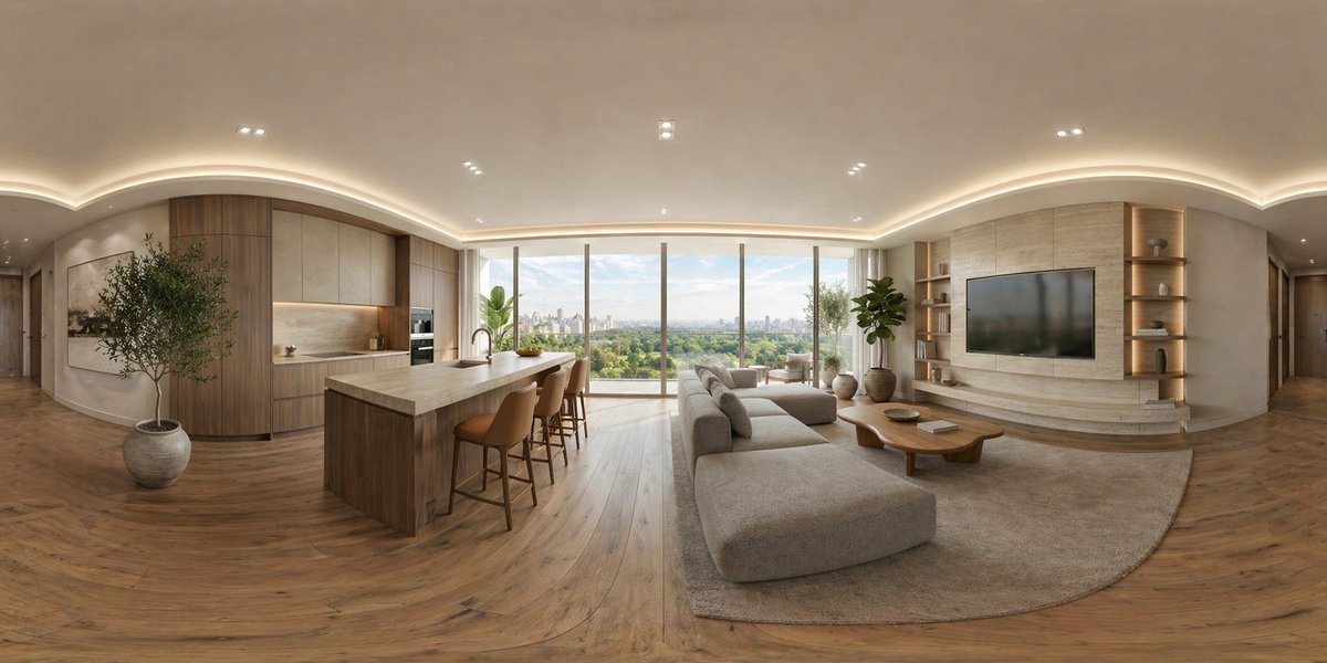 360-Degree Isometric Panorama