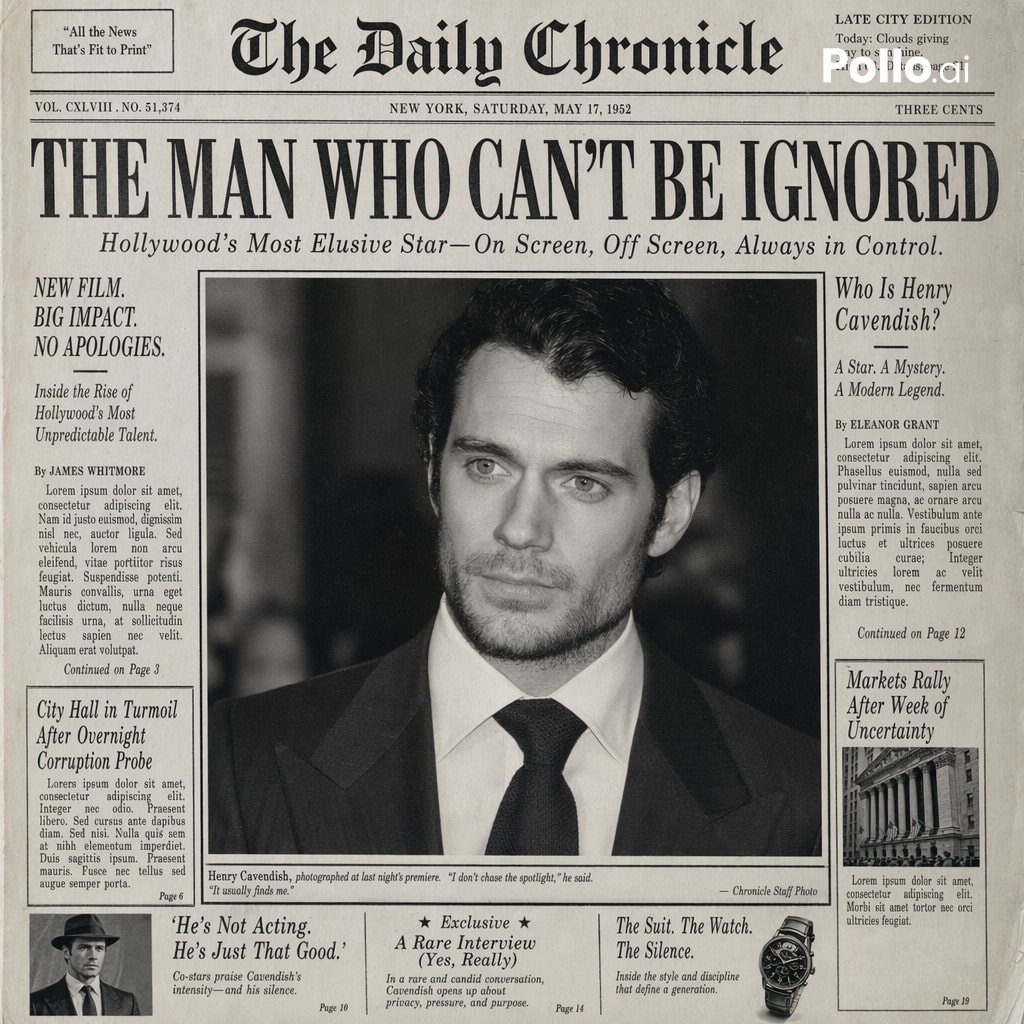 Vintage Newspaper Front Page output image 4