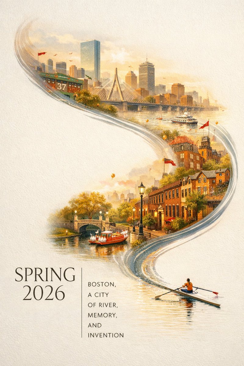 Boston Spring City Poster