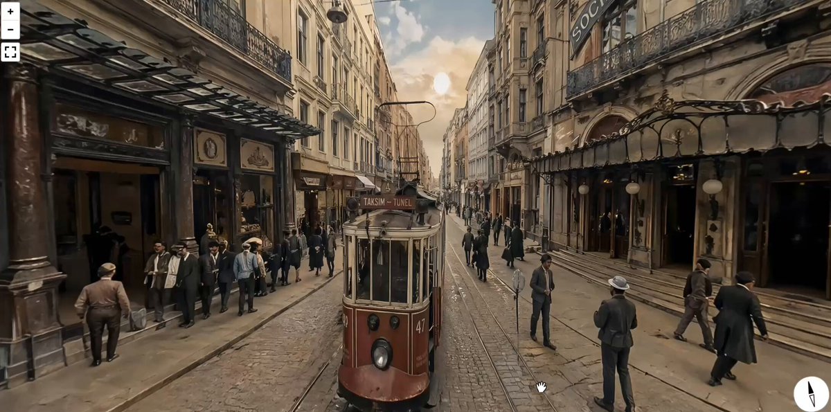 Istiklal Street Panorama
