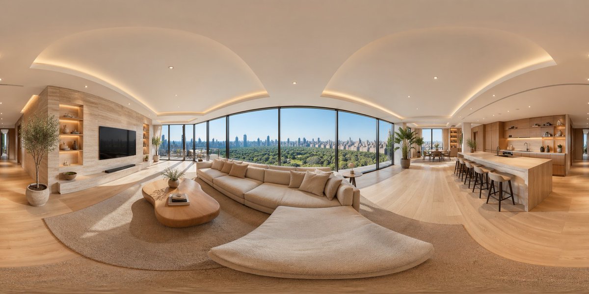 360-Degree Isometric Panorama